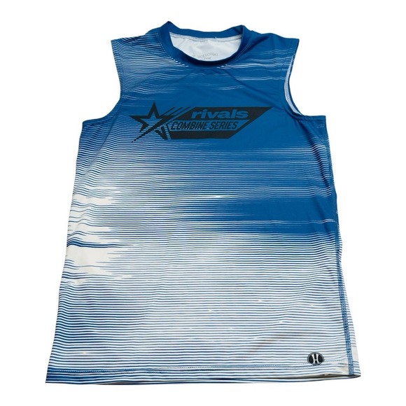 HOLLOWAY Men's Muscle T-Shirt Sleeveless‎ Dry -Excel Sports Tee Size Medium - Picture 1 of 15